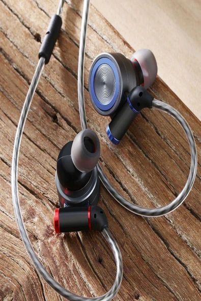 Elegant Metal Kulak Içi Mikrofonlu Kulaklık Oyun Kulaklık Müzik Kulaklık Mobiltelefon Uyumlu - 2