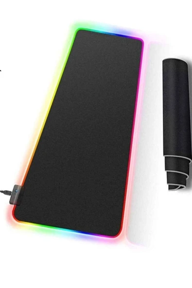 Mp-22 Siyah 300*800*3mm Rgb Ledli Gaming Mouse Pad Xl Mouse Pad Tam Boy - 2