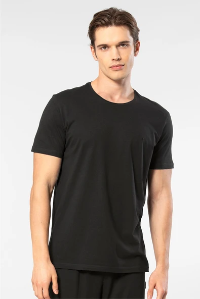 Cacharel Erkek Bisiklet Yaka T-Shirt - 5