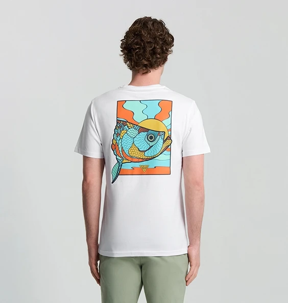 Columbia CSC M Pfg Tarpon Shine SS Tee Erkek Kısa Kollu Tişört CS0420 - Resim 2