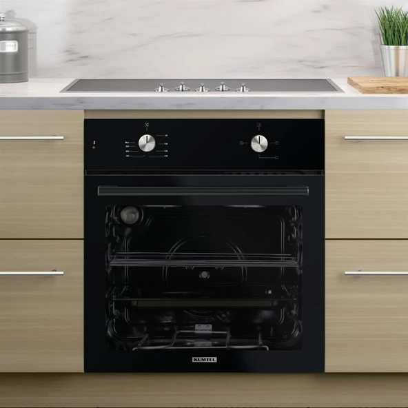 Kumtel Siyah Cam Ankastre Fırın B66-S2 - 2