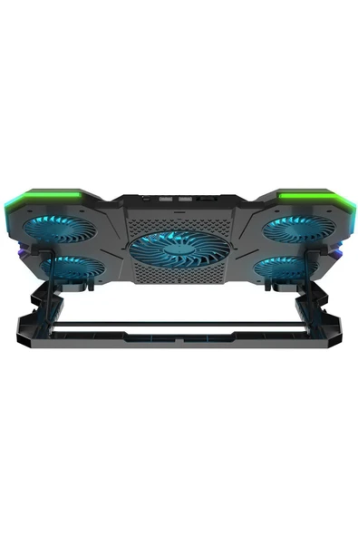 Ad-rc14 X-ranger Rgb 5fan Yükseklik Ayarlı Telefon Tutucu 9-17" Notebook Soğutucu Laptop Soğutucu - 6