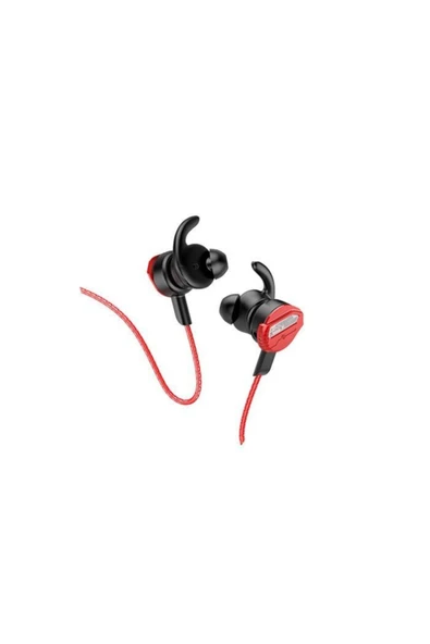 Loyal 3,5mm Gaming Kulak Içi Hd Çift Mikrofonlu Oyuncu Kulaklığı Kırmızı Çantalı - 3