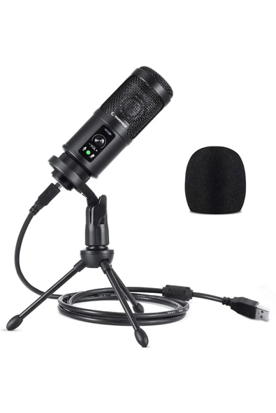 Ra-mp65 X-fuse 1.5m Usb Tripodlu Mikrofon Yayıncı Youtuber Profesyonel Mikrofon Gaming - Resim 2