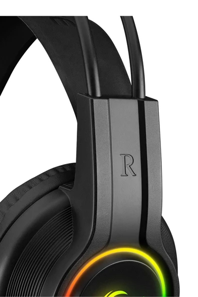 Rm-k92 X-stack Siyah Usb 7.1 Version Rgb Gaming Kulaklık Oyuncu Kulaklığı Mikrofonlu Kulaklık - 5