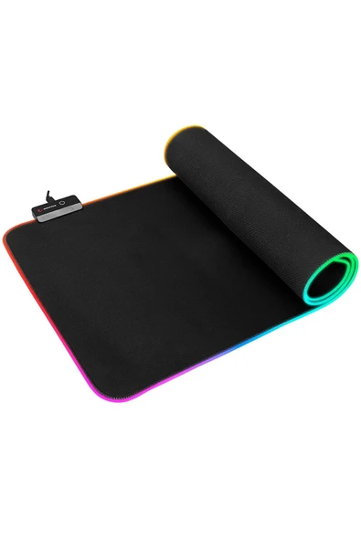Mp-22 Siyah 300*800*3mm Rgb Ledli Gaming Mouse Pad Xl Mouse Pad Tam Boy - 7