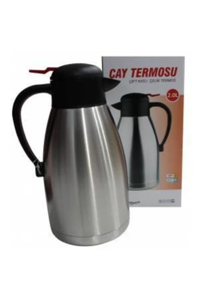 Penguen 1200b Çift Katlı Çelik Termos 2 Litre Çay Termosu - 3