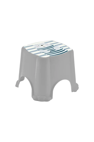 Flosoft Kaydırmaz Çocuk Taburesi, Figürlü Çocuk Banyo Lavabo Klozet Taburesi - 11