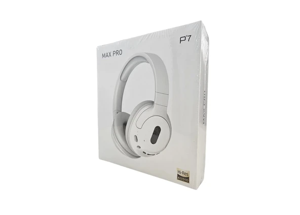 Kulaklık Bluetooth ve Aux Apricot AP-BTP7 Max Pro Beyaz