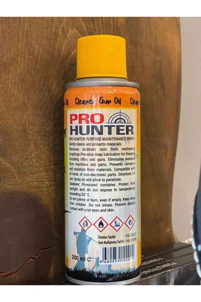 PROHUNTER PRO HUNTER YAĞLAMA TEMİZLEME SPREYİ