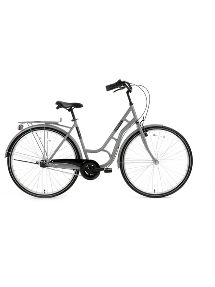 BİSAN AMBIANCE KADIN ŞEHİR BİSİKLETİ 51CM V 28 JANT 3 VİTES GRİ SİYAH