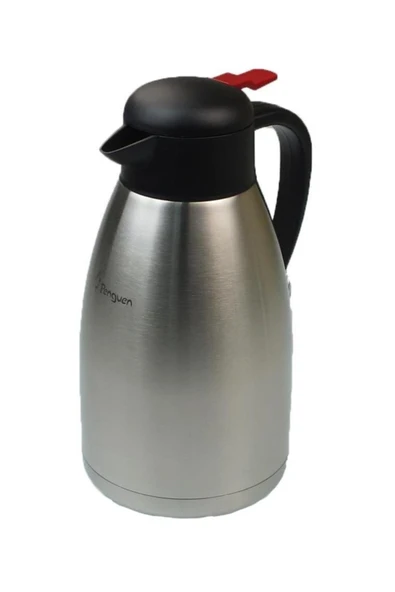 Penguen 1200b Çift Katlı Çelik Termos 2 Litre Çay Termosu - 2