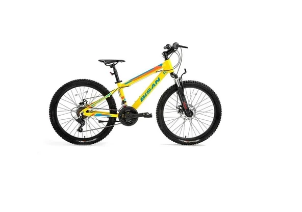 BİSAN KDX 2600-D-25 ERKEK ÇOCUK BİSİKLETİ 28CM MD 20 JANT 21 VİTES CAT SARI MAVİ TURUNCU - 1