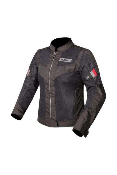 LS2 Blade Aır Kadın Mont Siyah-Kırmızı