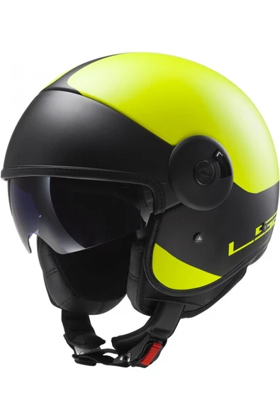 LS2 Cabrıo Yarım Kask Mat Sarı