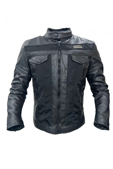 FORTE GT 2001071 STREET ERKEK MONT SİYAH SUNİ DERİ KIŞLIK