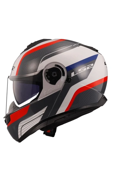 LS2 Strobe 2 Monza Çene Açılır Motor Kaskı - Resim 2