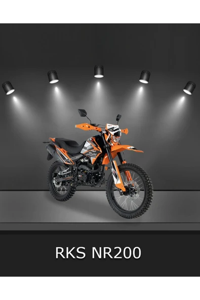 RKS NR200 Cross 197 cc Motosiklet Turuncu