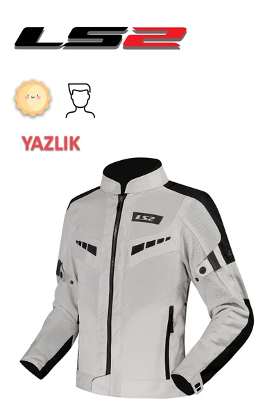 LS2 BLADE AIR ERKEK SİYAH-GRİ YAZLIK MOTOSİKLET MONTU - 1