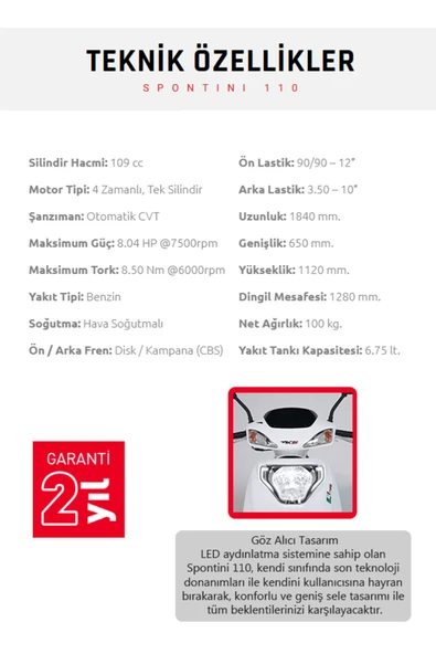 RKS SPONTINI 110 KORUMA DEMİRİ HEDİYE - 2