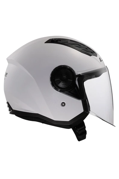 LS2 AIRFLOW 2 BEYAZ AÇIK MOTOR KASKI - 3