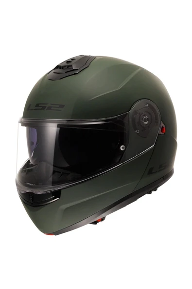 LS2 STROBE 2 MAT YEŞİL ÇENE AÇILIR MOTOR KASKI