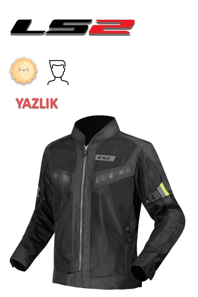 LS2 BLADE AIR ERKEK SİYAH-NEON SARI YAZLIK MOTOSİKLET MONTU ürün görseli