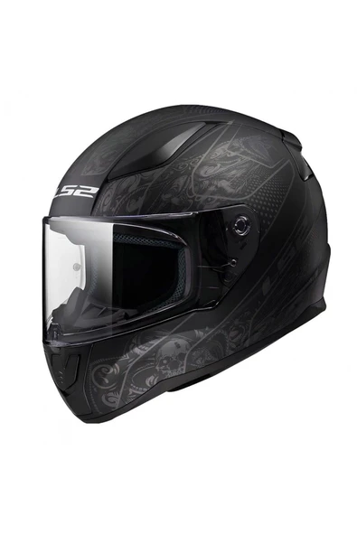 LS2 Rapıd 2 Crypt Kapalı Kask Mat Siyah