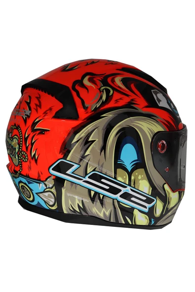 LS2 RAPID 2 SPOX MAVİ-GRİ KASK - 3