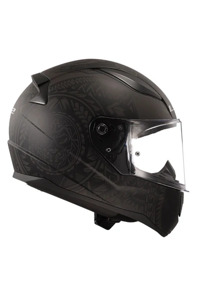 LS2 RAPID 2 TAKAROA MAT SİYAH KASK - 2