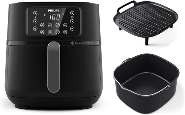 Philips Airfryer 5000 Serisi HD9285/96 XXL Connected 7.2 lt Yağsız Fritöz