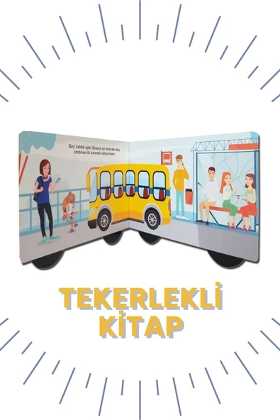 Kids Babies Tekerlekli Kitaplar 5'li Set - 2