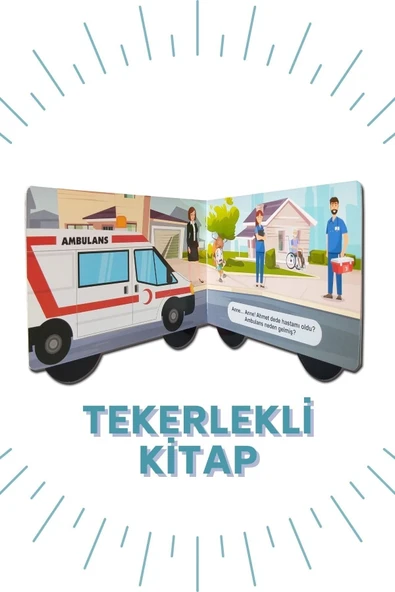 Kids Babies Tekerlekli Kitaplar 5'li Set - 4