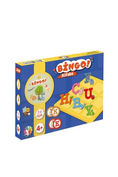 MERT BEBEK BİNGO OYUNU - ALFABE