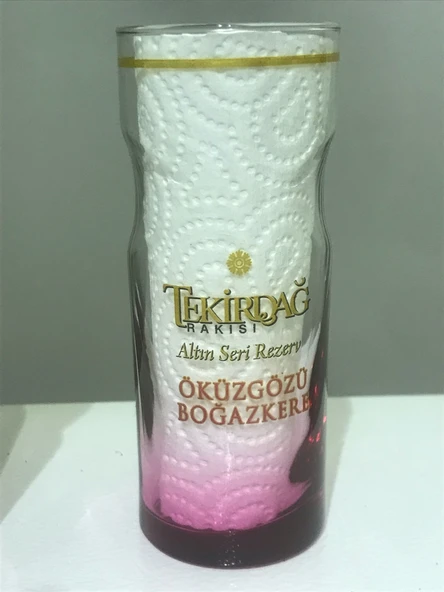 1 ADET TEKİRDAĞ RAKI BARDAĞI ÖKÜZ GÖZÜ BOĞAZKERE RAKI BARDAĞI