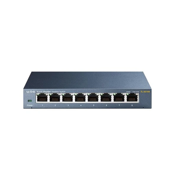 Tp-Link TL-SG108 8 Port Gigabit Yönetilemez Switch