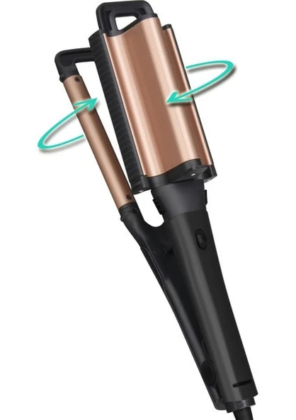 ShiboWavy 2in1 38 mm Wag Saç Maşası - 5
