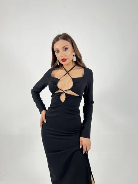 5934 ELBİSE-SİYAH