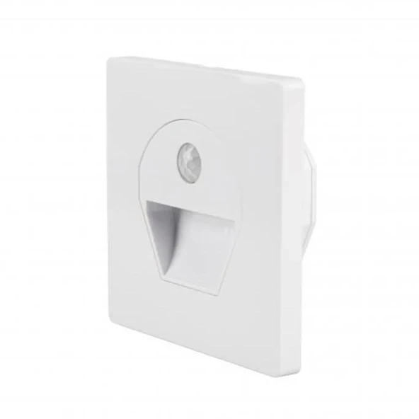 CATA CT-5170SB 1W sensörlü Ledli koridor ofis oda armatürü beyaz kasa 6400K Soguk beyaz Işık