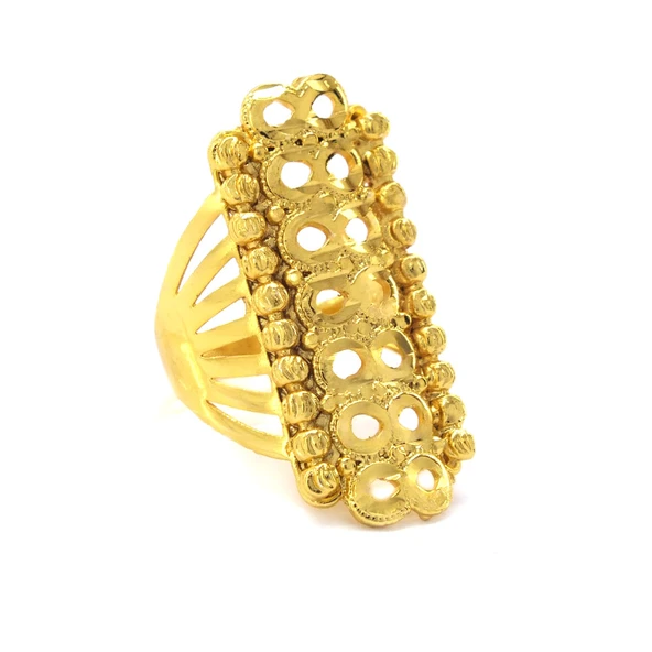 Çelik Yüzük Altın Kaplama Dorikalı Kaburga YZK-480 - 3