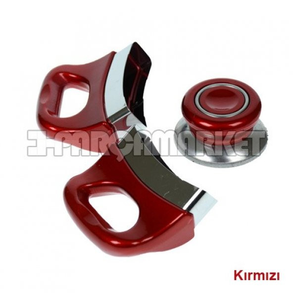 Tüm Tencere Tavalara Uygun Kırmızı Sap Kulp Tutamak Seti