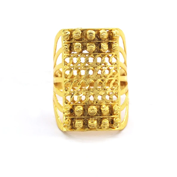 Çelik Yüzük Kadın Altın Kaplama Dorikalı Kaburga YZK-500