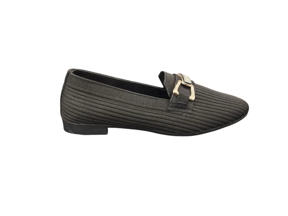 Merry Pace 883120Z Geçme Taşlı Günlük Kadın Triko Babet