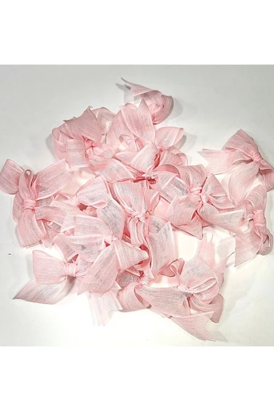 300 Adet Beyaz Keten Kurdele Fiyon Nopeli Fiyonk Kurdele - Resim 3