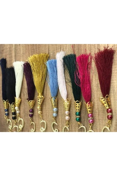 Renkli Çeyizlik İnci Tespih 10 Adet - 4