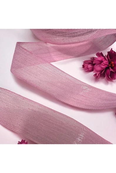 Keten Kurdele 5 Metre 2 Cm Fiyonk Kurdelesi - Resim 2