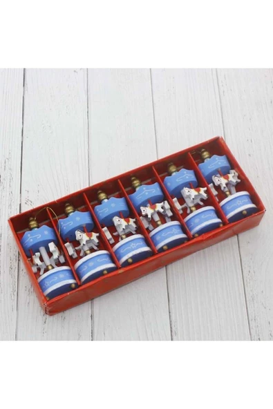 Toptan 6'lı Mavi Mini Atlı Karınca