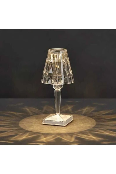 Masa Lambası Kristal Elmas Led Masa Lambası Bar Restoran Masa Lambası Kristal - Resim 4