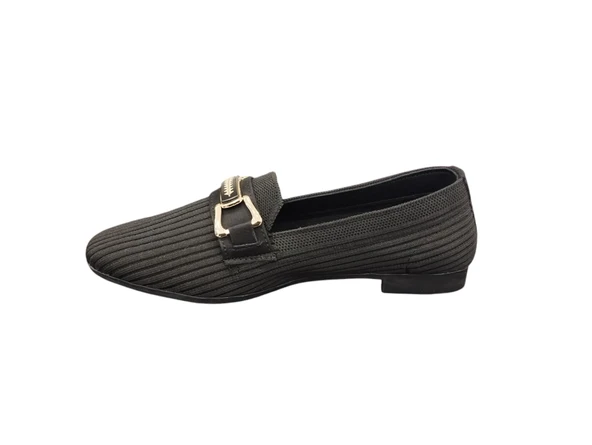 Merry Pace 883120Z Geçme Taşlı Günlük Kadın Triko Babet - 2