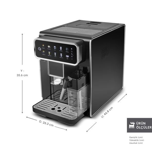 Karaca Coffeemaestro Tam Otomatik Espresso Makinesi - 2